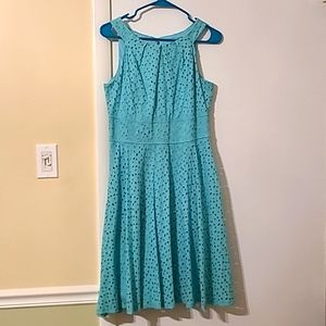 London Style Collection Eyelet Dress